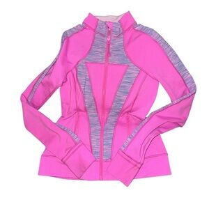 Ivivva girls pink zip up. Compared to define jacket Lululemon